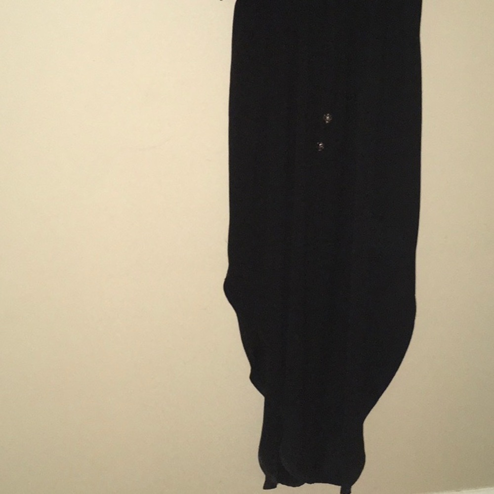 Nerlerolian medium sleeveless summer dress black comfy Crepe Feel - Picture 6 of 16